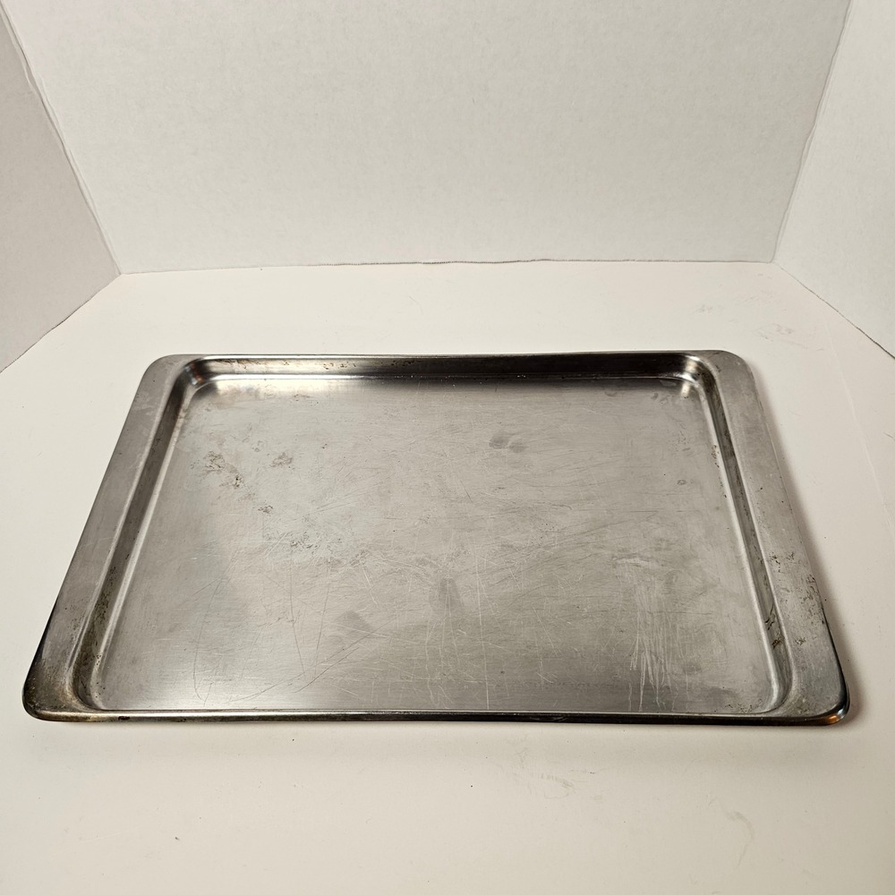 Revere Ware 1801 Stainless Steel Baking Sheet Cookie Pan 13 x 9 x 3/4 2513 USA